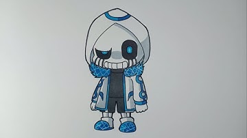 How To Draw Error 404 Sans Chibi very Easy
