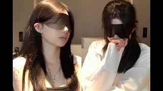 【LES | Couples games】Touch your body blindfolded