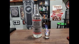 Clear Springs Grain Alcohol Review!  (190 Proof)