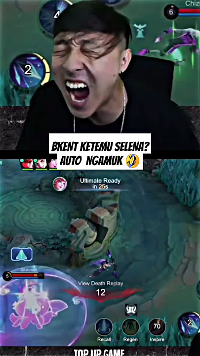 MOMEN BKENT KETEMU SELENA 🤣 #brandonkent #brandonkenteverything #selena #mobilegend #mlbb #shorts