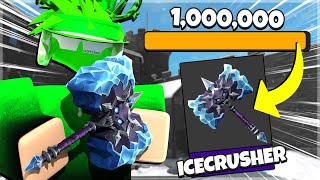How Much XP Can I Get in 1 Hour on the NEW Ancient Icecrusher Evo in MM2? (Roblox Murder Mystery 2)