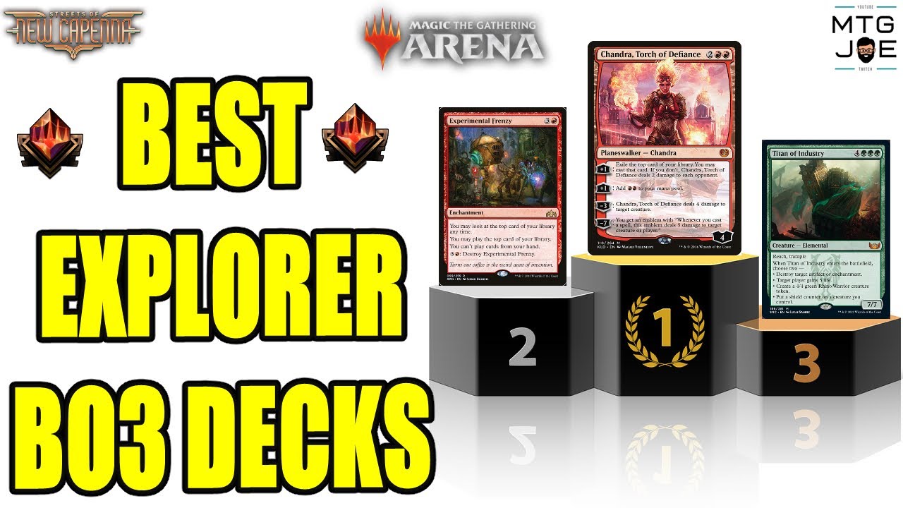 WEEKLY BEST DECKS MTG EXPLORER BEST OF THREE Magic the Gathering