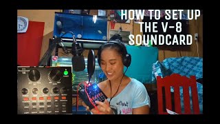 HOW TO SET UP THE V-8 SOUND CARD
