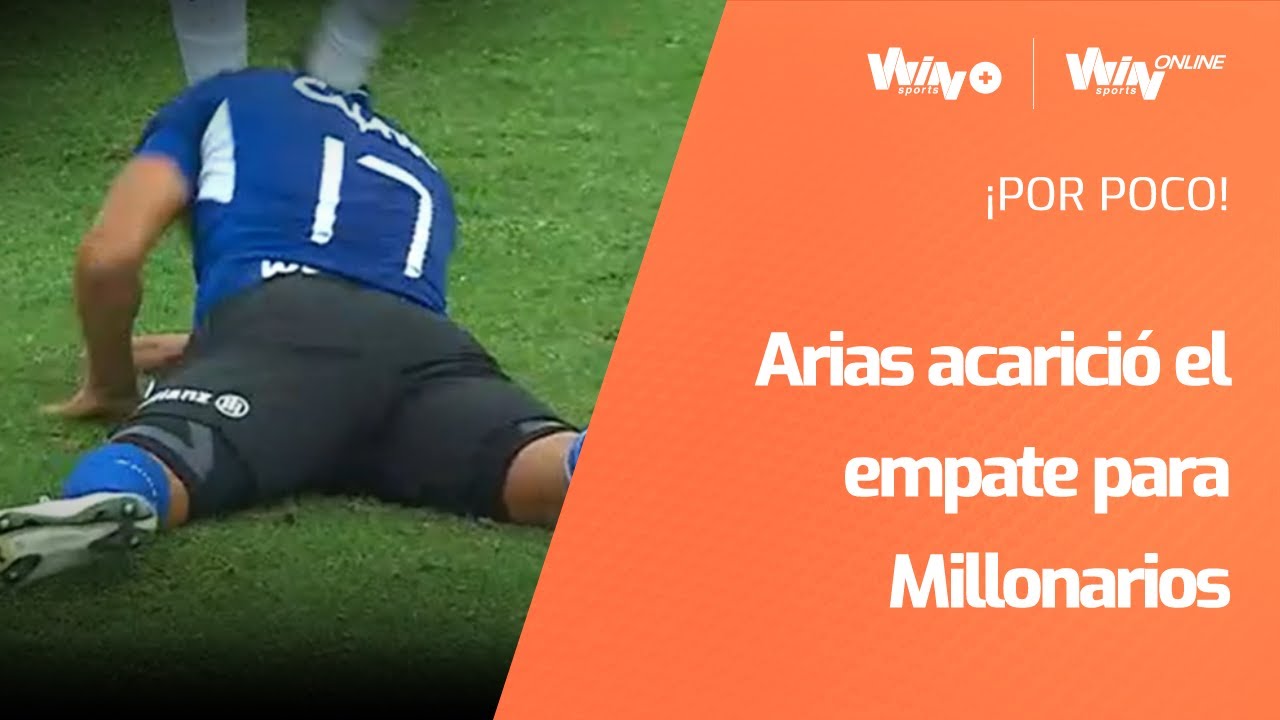 Arias acarició el empate en el Once Caldas vs. Millonarios YouTube