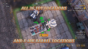 Roadcraft All 36 Toy Locations And 8 Barrel Locations