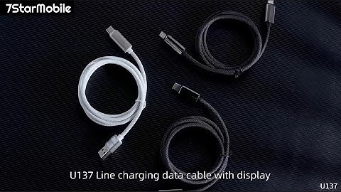 Hoco U137 USB to Type-C | Type-C to Type-C | Type-C to Lightning PD Charging Data Cable with Display
