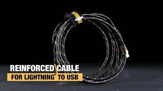 DEWALT Lightning® to USB Reinforced Charging Cable
