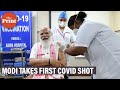 PM Modi takes Covid vaccine in Delhi, nurse from Puducherry administers first dose to him at AIIMS