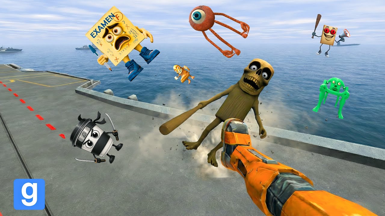 Spartan Kicking Brainrot in the Ocean – Garry’s Mod