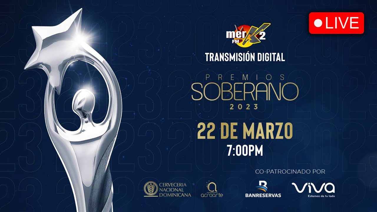 🔴PREMIOS SOBERANO 2023 (EN VIVO) FULL HD YouTube