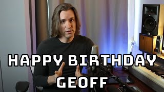 Happy Birthday Geoff Castellucci | low notes and funny moments