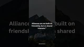This is how Alliance are formed...#politics #democracy#quotes #shorts