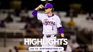 LSU Baseball Wins 6-5 Against Northwestern State in Midweek Matchup | Highlights