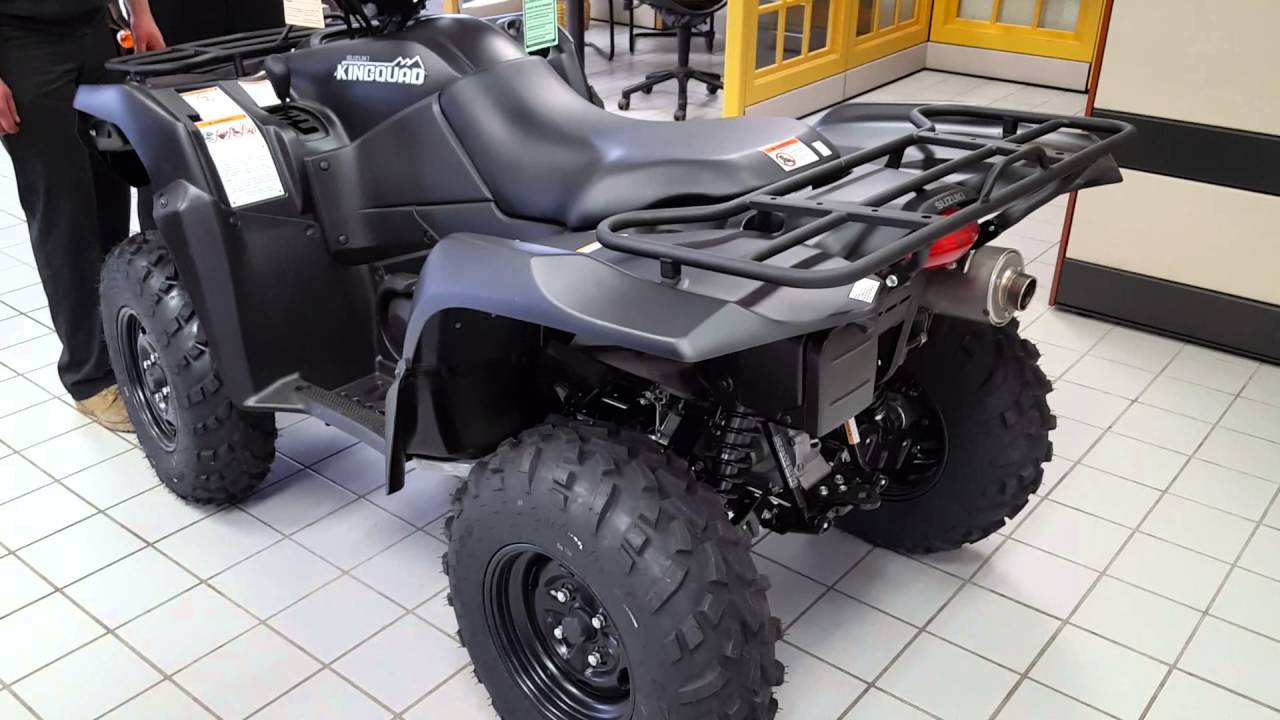 2016 Suzuki KingQuad 500 & 750 YouTube