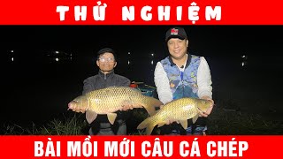 Thử nghiệm bài mồi mới câu cá chép