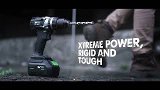 Mesin Bor Pukul Tanpa Kabel 13 mm HEAVY DUTY 20V Baterai Lithium Ion - Cordless Hammer Drill TEKIRO