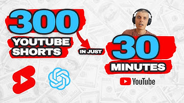 How I Made 300 YouTube Shorts in Just 30 MINUTES for a Faceless YouTube Channel