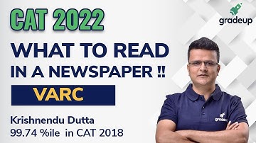 CAT 2022 | What to Read in a Newspaper for CAT Exam? | Reading Skills | VARC | BYJU