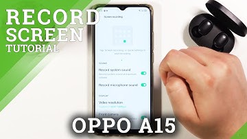 How to Change Sound Settings of OPPO A15 Screen Recorder