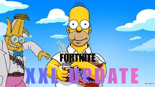 ortnite Simpsons XXL Update: Neue Map, Skins und Live Event Infos