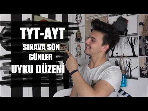 SINAVA SAYILI GÜN KALA UYKU DÜZENİ (TYT-AYT)