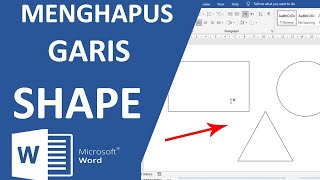 Cara Menghilangkan Garis Shape Di Word Outline