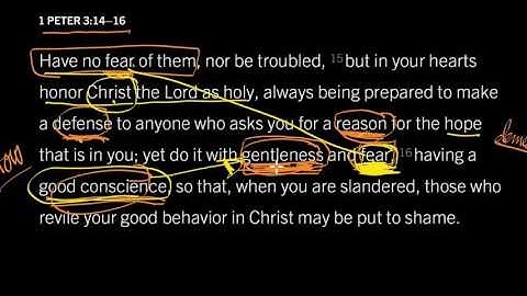 1 Peter 3 15–16   Cleanse Your Conscience of Guilt 169263659 mp4