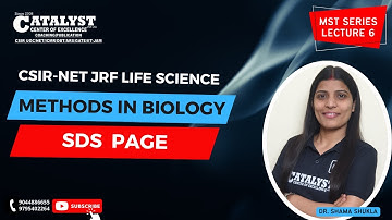 SDS PAGE/CONCEPT/PYQS CSIR NET Life Sc Most Scoring Topic Lec -6
