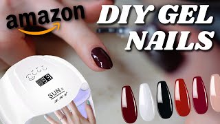 AFFORDABLE DIY GEL NAIL REMOVAL &amp; MANICURE WITH AMAZON PRODUCTS / How I do my easy gel nails at home