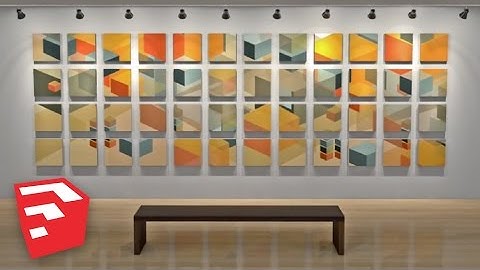 SketchUp Time-Lapse: Art Gallery