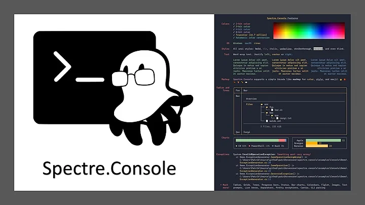 Exploring the awesome Spectre.Console library! - Dan Clarke