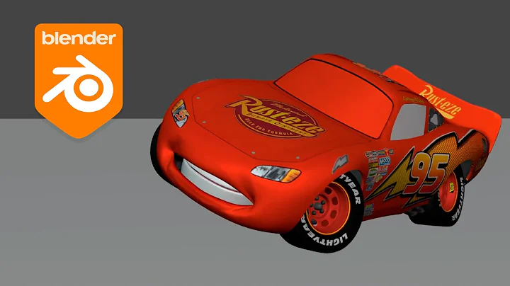 Lightning Mcqueen brake animation test #blender #b3d #blender3d #cars #pixar