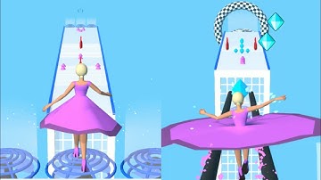 Skirt Fly 🤷‍♀💃👗All Levels Gameplay Android,ios New Girl Fly