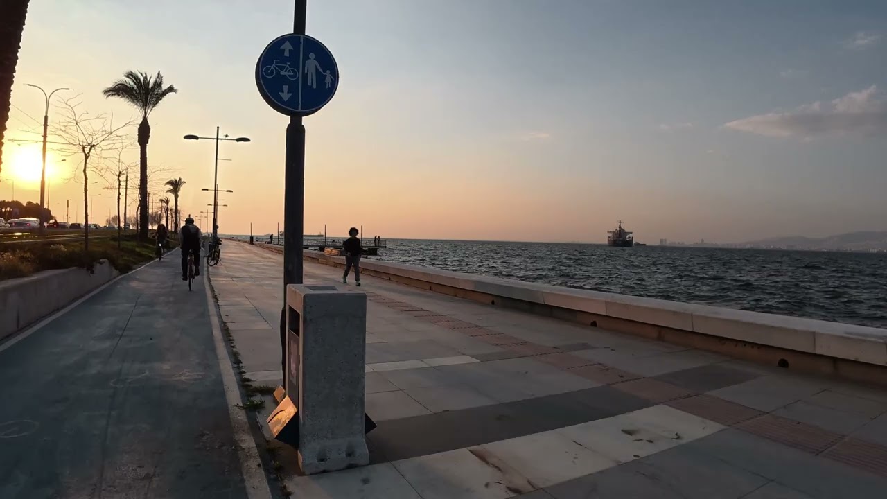 İzmirde Gün Batımı