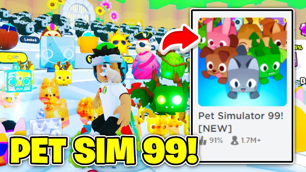 PET SIMULATOR 99 - PS99 - ROBLOX - GEMS - PETS - HUGES - CHEAP AND