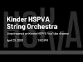 Capture de la vidéo Kinder Hspva String Orchestra, Dr. Brad Smith, Conductor