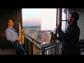 Neighbours Saxophonists play SENORITA from their Balconies during Quarantine in Vilnius, LITHUANIA