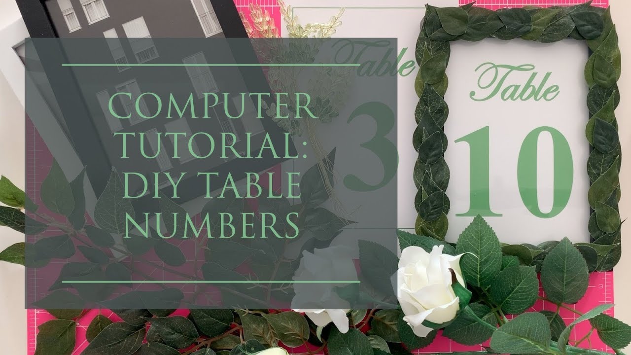 Script Table Numbers + Day-of Accessories<!-- -->