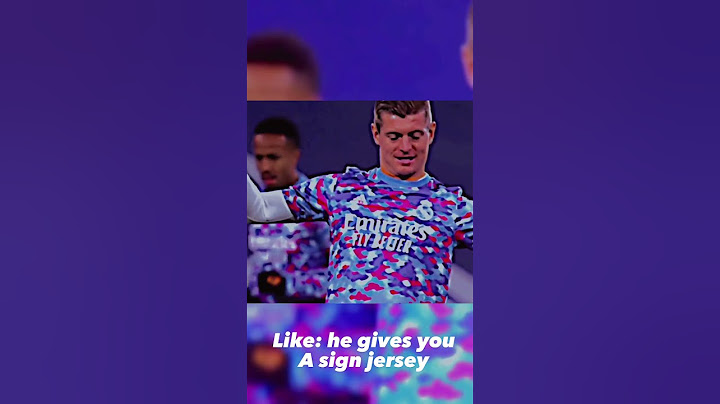 POV: you meet Toni Kroos