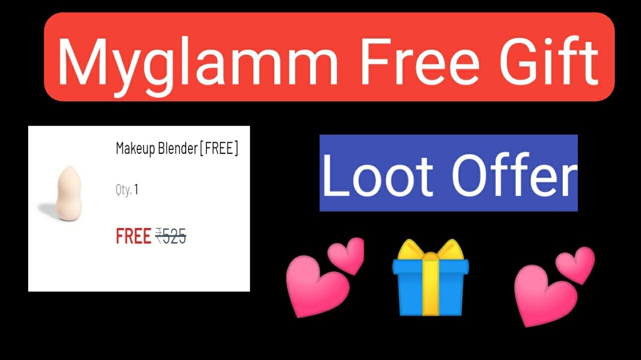 Myglamm Free Gift🎁 Loot Offer || Today New Loot Offer❤❤❤