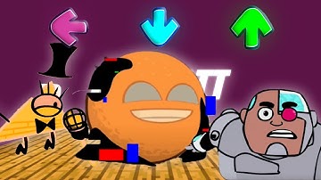 FNF Character test | Gameplay VS My Playground | Bill Cipher | Minecraft Animated orange | Cyborg