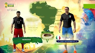 2014 World Cup Brazil in 2021 /Mongolia vs Italy /  Round of 16