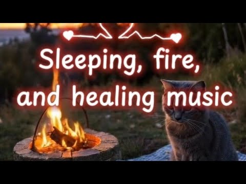 잠이오는 불멍 힐링음악 /Sleeping, fire, and healing music