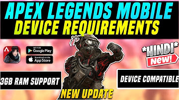 Apex Legends Mobile New Beta Update Device Requirements Is Here |Device Compatible Fix ,3GB Ram|