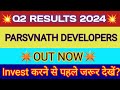 Parsvnath developers q2 results 2023  parsvnath developers results  parsvnath developers share