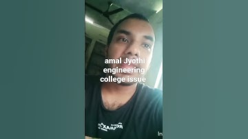 Amal Jyothi engineering college issues