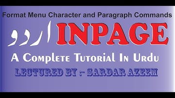 format menu character and paragraph commands