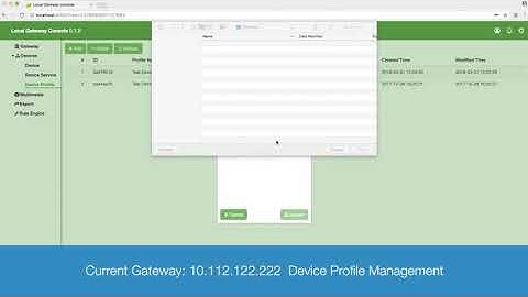EdgeX Foundry UI Prototype