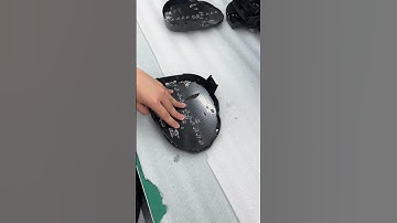 This is the assembly part of our luminous mask, fixed with screws #machine #linght #factory