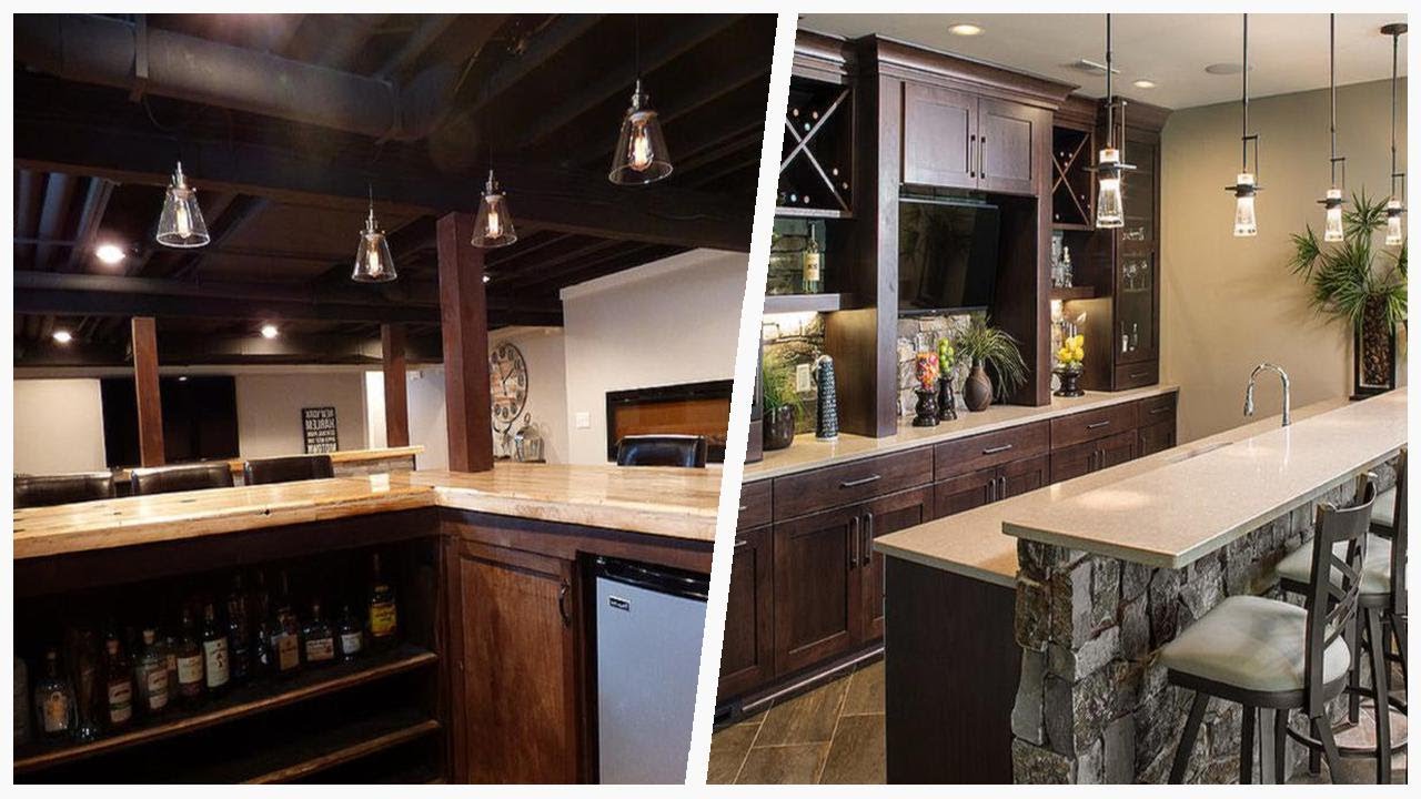 75 Mid-sized Craftsman Home Bar Design 🔴 - YouTube